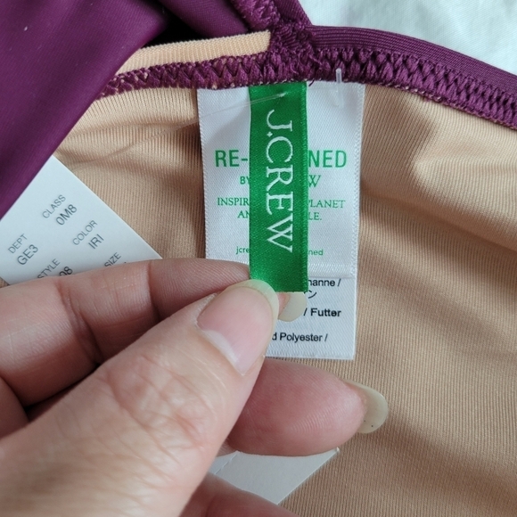 J. Crew One Shoulder Ruched One Piece Swimsuit - Picture 6 of 8